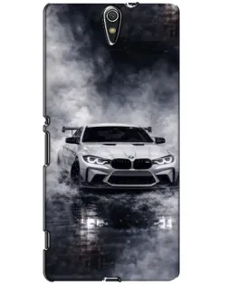 Чехол для Sony Xperia C5 Ultra (E5533, E5563, E5506, E5553) с картинкой «BMW сквозь туман»
