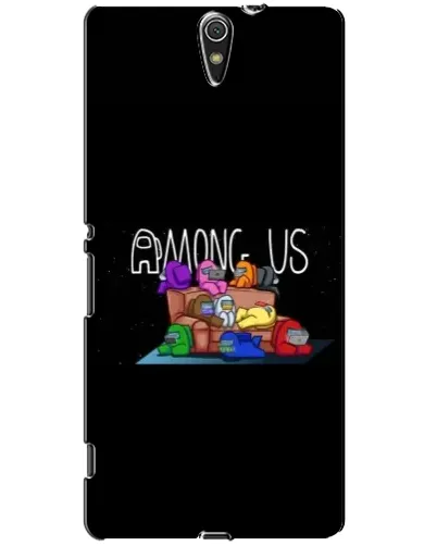 Чохол для Sony Xperia C5 Ultra (E5533, E5563, E5506, E5553) з картинкою «Логотип Among Us»