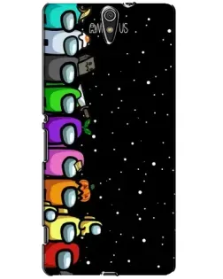 Чохол для Sony Xperia C5 Ultra (E5533, E5563, E5506, E5553) з картинкою «Команда Among Us» Чохол для Sony Xperia C5 Ultra (E5533, E5563, E5506, E5553) з картинкою «Команда Among Us»