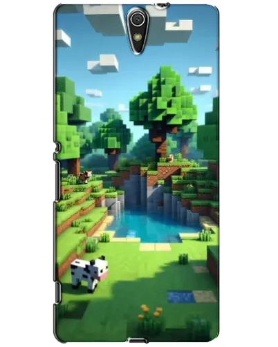 Чехол для Sony Xperia C5 Ultra (E5533, E5563, E5506, E5553) с картинкой «Minecraft летний день» Чехол для Sony Xperia C5 Ultra (E5533, E5563, E5506, E5553) с картинкой «Minecraft летний день»