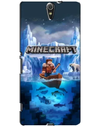 Чехол для Sony Xperia C5 Ultra (E5533, E5563, E5506, E5553) с картинкой «Minecraft ледяной мир» Чехол для Sony Xperia C5 Ultra (E5533, E5563, E5506, E5553) с картинкой «Minecraft ледяной мир»