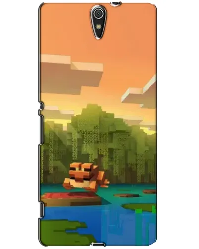 Чехол для Sony Xperia C5 Ultra (E5533, E5563, E5506, E5553) с картинкой «Майнкрафт закат солнца» Чехол для Sony Xperia C5 Ultra (E5533, E5563, E5506, E5553) с картинкой «Майнкрафт закат солнца»