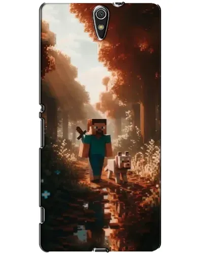 Чехол для Sony Xperia C5 Ultra (E5533, E5563, E5506, E5553) с картинкой «Стив в лесу» Чехол для Sony Xperia C5 Ultra (E5533, E5563, E5506, E5553) с картинкой «Стив в лесу»
