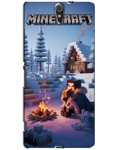 Чехол для Sony Xperia C5 Ultra (E5533, E5563, E5506, E5553) с картинкой «Зимний Minecraft» Чехол для Sony Xperia C5 Ultra (E5533, E5563, E5506, E5553) с картинкой «Зимний Minecraft»