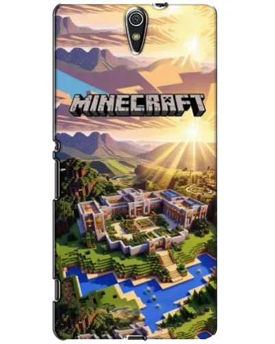 Чехол для Sony Xperia C5 Ultra (E5533, E5563, E5506, E5553) с картинкой «Minecraft панорама» Чехол для Sony Xperia C5 Ultra (E5533, E5563, E5506, E5553) с картинкой «Minecraft панорама»