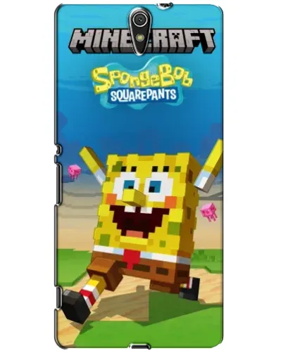 Чехол для Sony Xperia C5 Ultra (E5533, E5563, E5506, E5553) с картинкой «Губка Боб Minecraft» Чехол для Sony Xperia C5 Ultra (E5533, E5563, E5506, E5553) с картинкой «Губка Боб Minecraft»