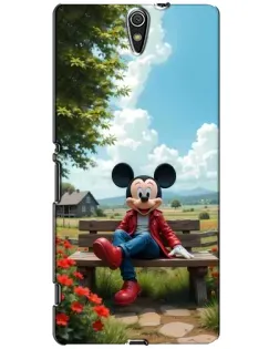 Чехол для Sony Xperia C5 Ultra (E5533, E5563, E5506, E5553) с картинкой «Микки на скамейке» Чехол для Sony Xperia C5 Ultra (E5533, E5563, E5506, E5553) с картинкой «Микки на скамейке»