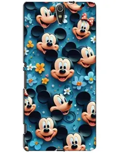 Чехол для Sony Xperia C5 Ultra (E5533, E5563, E5506, E5553) с картинкой «Паттерн Микки и Минни» Чехол для Sony Xperia C5 Ultra (E5533, E5563, E5506, E5553) с картинкой «Паттерн Микки и Минни»