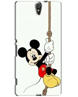 Чехол для Sony Xperia C5 Ultra (E5533, E5563, E5506, E5553) с картинкой «Mickey на канате»