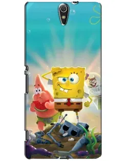 Чохол для Sony Xperia C5 Ultra (E5533, E5563, E5506, E5553) з картинкою «Спанч Боб переможець» Чохол для Sony Xperia C5 Ultra (E5533, E5563, E5506, E5553) з картинкою «Спанч Боб переможець»