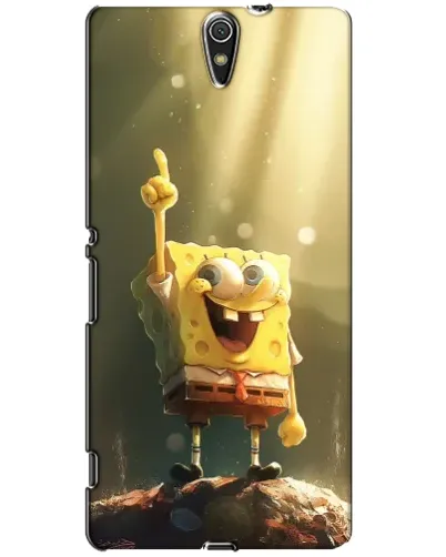 Чохол для Sony Xperia C5 Ultra (E5533, E5563, E5506, E5553) з картинкою «Сяючий Спанч Боб» Чохол для Sony Xperia C5 Ultra (E5533, E5563, E5506, E5553) з картинкою «Сяючий Спанч Боб»