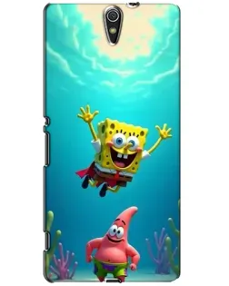 Чохол для Sony Xperia C5 Ultra (E5533, E5563, E5506, E5553) з картинкою «Спанч Боб під водою» Чохол для Sony Xperia C5 Ultra (E5533, E5563, E5506, E5553) з картинкою «Спанч Боб під водою»
