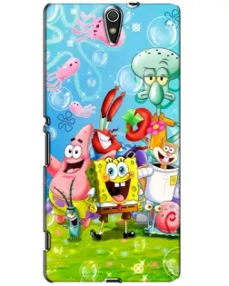 Чохол для Sony Xperia C5 Ultra (E5533, E5563, E5506, E5553) з картинкою «Губка Боб та друзі» Чохол для Sony Xperia C5 Ultra (E5533, E5563, E5506, E5553) з картинкою «Губка Боб та друзі»