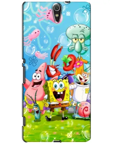 Чохол для Sony Xperia C5 Ultra (E5533, E5563, E5506, E5553) з картинкою «Губка Боб та друзі» Чохол для Sony Xperia C5 Ultra (E5533, E5563, E5506, E5553) з картинкою «Губка Боб та друзі»