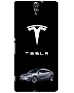 Чохол для Sony Xperia C5 Ultra (E5533, E5563, E5506, E5553) з картинкою «Tesla Model Y» Чохол для Sony Xperia C5 Ultra (E5533, E5563, E5506, E5553) з картинкою «Tesla Model Y»