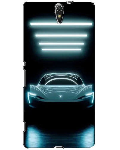 Чохол для Sony Xperia C5 Ultra (E5533, E5563, E5506, E5553) з картинкою «Tesla в неоні» Чохол для Sony Xperia C5 Ultra (E5533, E5563, E5506, E5553) з картинкою «Tesla в неоні»