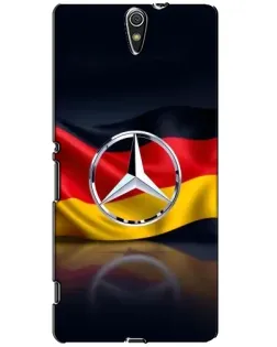 Чехол для Sony Xperia C5 Ultra (E5533, E5563, E5506, E5553) с картинкой «Mercedes — флаг Германии» Чехол для Sony Xperia C5 Ultra (E5533, E5563, E5506, E5553) с картинкой «Mercedes — флаг Германии»
