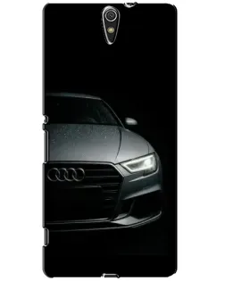 Чехол для Sony Xperia C5 Ultra (E5533, E5563, E5506, E5553) с картинкой «Audi — детализация кузова»