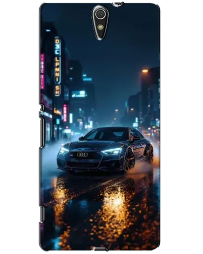 Чехол для Sony Xperia C5 Ultra (E5533, E5563, E5506, E5553) с картинкой «Ночной город и Audi» Чехол для Sony Xperia C5 Ultra (E5533, E5563, E5506, E5553) с картинкой «Ночной город и Audi»