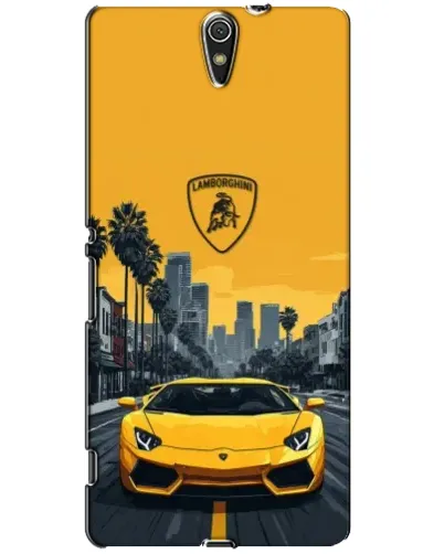 Чехол для Sony Xperia C5 Ultra (E5533, E5563, E5506, E5553) с картинкой «Желтый Lamborghini город» Чехол для Sony Xperia C5 Ultra (E5533, E5563, E5506, E5553) с картинкой «Желтый Lamborghini город»