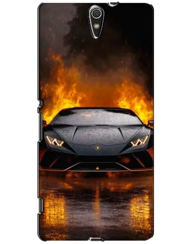 Чехол для Sony Xperia C5 Ultra (E5533, E5563, E5506, E5553) с картинкой «Lamborghini в огне» Чехол для Sony Xperia C5 Ultra (E5533, E5563, E5506, E5553) с картинкой «Lamborghini в огне»