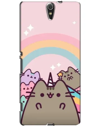 Чехол для Sony Xperia C5 Ultra (E5533, E5563, E5506, E5553) с картинкой «Единорог Pusheen» Чехол для Sony Xperia C5 Ultra (E5533, E5563, E5506, E5553) с картинкой «Единорог Pusheen»