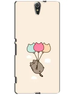 Чехол для Sony Xperia C5 Ultra (E5533, E5563, E5506, E5553) с картинкой «Пушин на шариках»