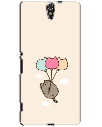 Чехол для Sony Xperia C5 Ultra (E5533, E5563, E5506, E5553) с картинкой «Пушин на шариках» Чехол для Sony Xperia C5 Ultra (E5533, E5563, E5506, E5553) с картинкой «Пушин на шариках»
