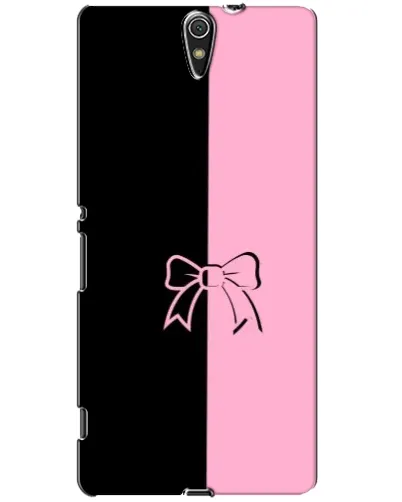 Чехол для Sony Xperia C5 Ultra (E5533, E5563, E5506, E5553) с картинкой «Половинки банта» Чехол для Sony Xperia C5 Ultra (E5533, E5563, E5506, E5553) с картинкой «Половинки банта»