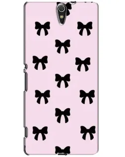 Чохол для Sony Xperia C5 Ultra (E5533, E5563, E5506, E5553) з картинкою «Чорні банти Coquette» Чохол для Sony Xperia C5 Ultra (E5533, E5563, E5506, E5553) з картинкою «Чорні банти Coquette»