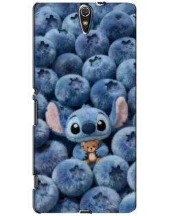 Чехол для Sony Xperia C5 Ultra (E5533, E5563, E5506, E5553) с картинкой «Стич и голубика» Чехол для Sony Xperia C5 Ultra (E5533, E5563, E5506, E5553) с картинкой «Стич и голубика»