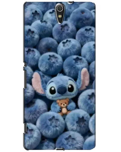 Чехол для Sony Xperia C5 Ultra (E5533, E5563, E5506, E5553) с картинкой «Стич и голубика» Чехол для Sony Xperia C5 Ultra (E5533, E5563, E5506, E5553) с картинкой «Стич и голубика»