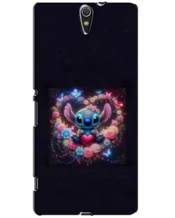 Чехол для Sony Xperia C5 Ultra (E5533, E5563, E5506, E5553) с картинкой «Stitch в цветах» Чехол для Sony Xperia C5 Ultra (E5533, E5563, E5506, E5553) с картинкой «Stitch в цветах»