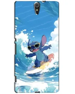 Чехол для Sony Xperia C5 Ultra (E5533, E5563, E5506, E5553) с картинкой «Стич на волне» Чехол для Sony Xperia C5 Ultra (E5533, E5563, E5506, E5553) с картинкой «Стич на волне»