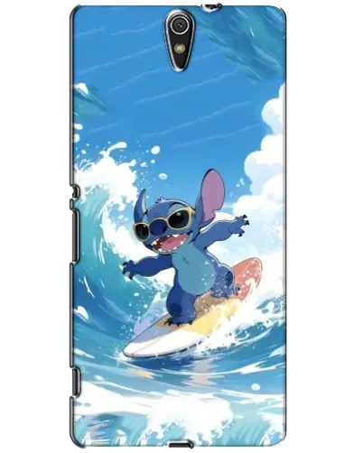 Чехол для Sony Xperia C5 Ultra (E5533, E5563, E5506, E5553) с картинкой «Стич на волне» Чехол для Sony Xperia C5 Ultra (E5533, E5563, E5506, E5553) с картинкой «Стич на волне»
