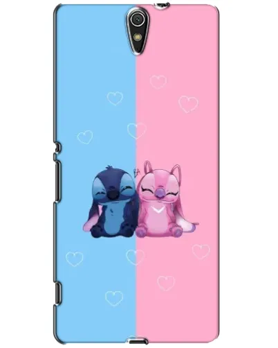 Чехол для Sony Xperia C5 Ultra (E5533, E5563, E5506, E5553) с картинкой «Stitch и Angel Love» Чехол для Sony Xperia C5 Ultra (E5533, E5563, E5506, E5553) с картинкой «Stitch и Angel Love»