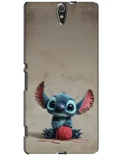 Чехол для Sony Xperia C5 Ultra (E5533, E5563, E5506, E5553) с картинкой «Стич на коричневом фоне» Чехол для Sony Xperia C5 Ultra (E5533, E5563, E5506, E5553) с картинкой «Стич на коричневом фоне»