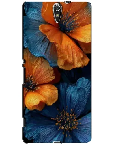 Чохол для Sony Xperia C5 Ultra (E5533, E5563, E5506, E5553) з картинкою «Яскрава синьо-помаранчева флора» Чохол для Sony Xperia C5 Ultra (E5533, E5563, E5506, E5553) з картинкою «Яскрава синьо-помаранчева флора»