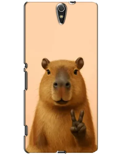 Чехол для Sony Xperia C5 Ultra (E5533, E5563, E5506, E5553) с картинкой «Капибара виктория»