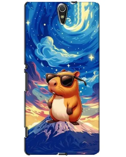 Чехол для Sony Xperia C5 Ultra (E5533, E5563, E5506, E5553) с картинкой «Капибара Ван Гога»