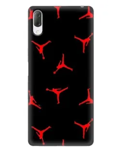 Чехол для Sony Xperia L3 с картинкой «Jordan Red Pattern» Чехол для Sony Xperia L3 с картинкой «Jordan Red Pattern»