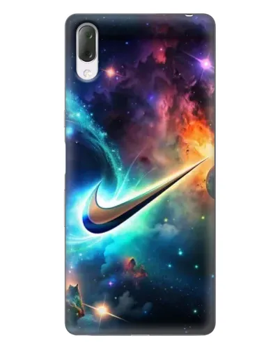 Чехол для Sony Xperia L3 с картинкой «Космический Nike Swoosh» Чехол для Sony Xperia L3 с картинкой «Космический Nike Swoosh»