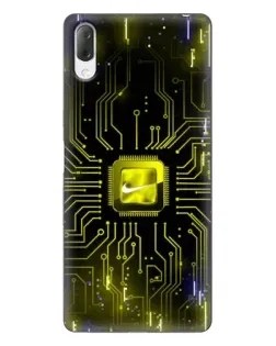 Чехол для Sony Xperia L3 с картинкой «Nike — золотая искра»