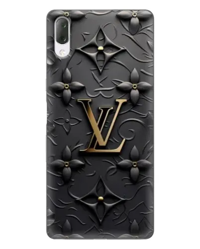 Чехол для Sony Xperia L3 с картинкой «Кожаная текстура LV»