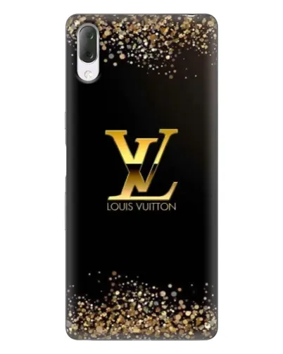 Чехол для Sony Xperia L3 с картинкой «LV — золотые искры»