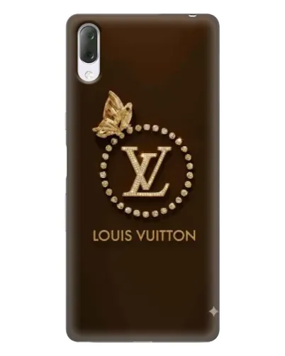 Чехол для Sony Xperia L3 с картинкой «LV — золотая печать»