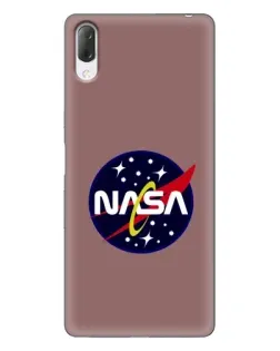 Чехол для Sony Xperia L3 с картинкой «NASA — ретро космос» Чехол для Sony Xperia L3 с картинкой «NASA — ретро космос»
