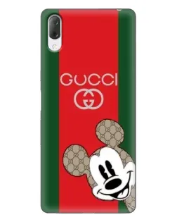 Чехол для Sony Xperia L3 с картинкой «Gucci — полосы и Микки» Чехол для Sony Xperia L3 с картинкой «Gucci — полосы и Микки»