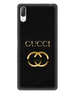 Чехол для Sony Xperia L3 с картинкой «Золотой логотип Gucci» Чехол для Sony Xperia L3 с картинкой «Золотой логотип Gucci»