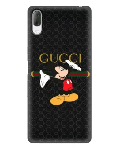 Чехол для Sony Xperia L3 с картинкой «Микки Маус Gucci»